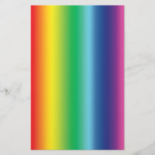 pride rainbow flag colors lgbt stationery