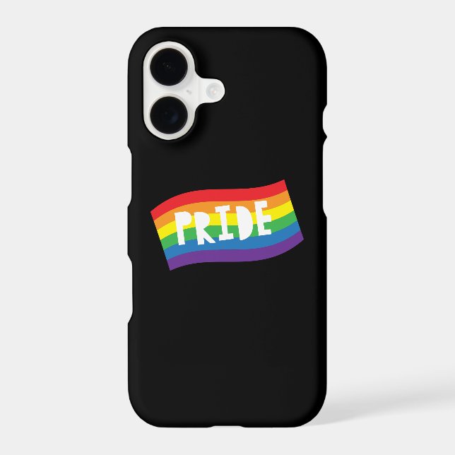 Pride Rainbow Flag Iphone Case (Back)
