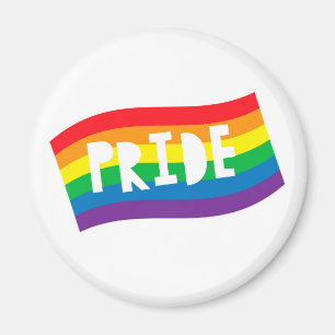 Pride Rainbow Flag Magnet