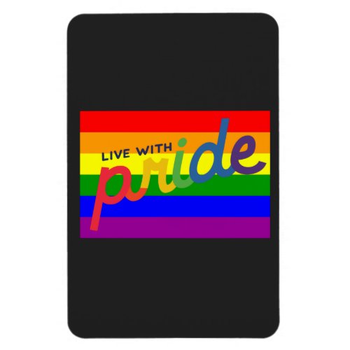 pride rainbow flag        magnet