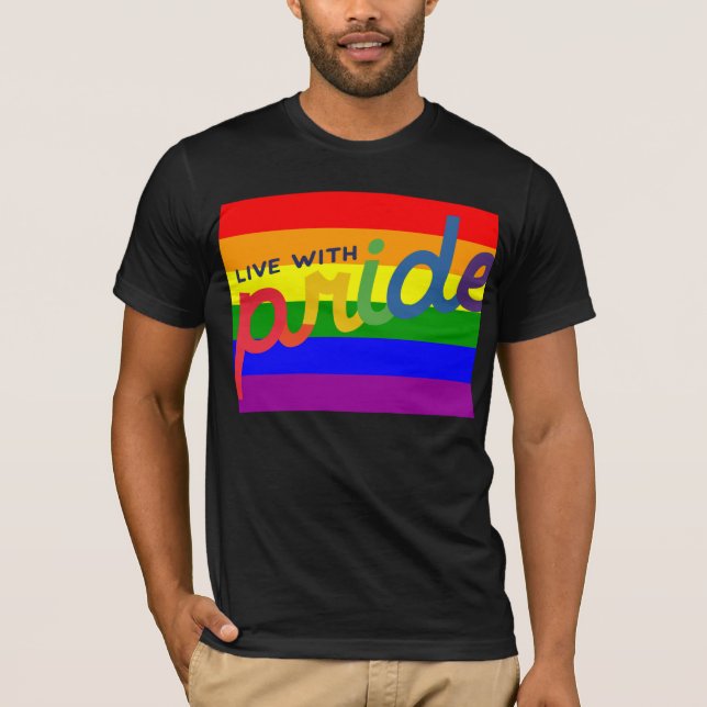 pride rainbow flag   T-Shirt (Front)
