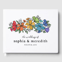 Pride Rainbow Flowers LGBT Wedding