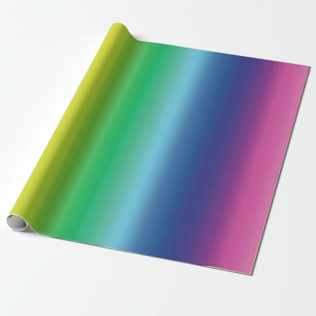 Pride rainbow gay flag colors lgbt lgbtq gift wrap (Unrolled)