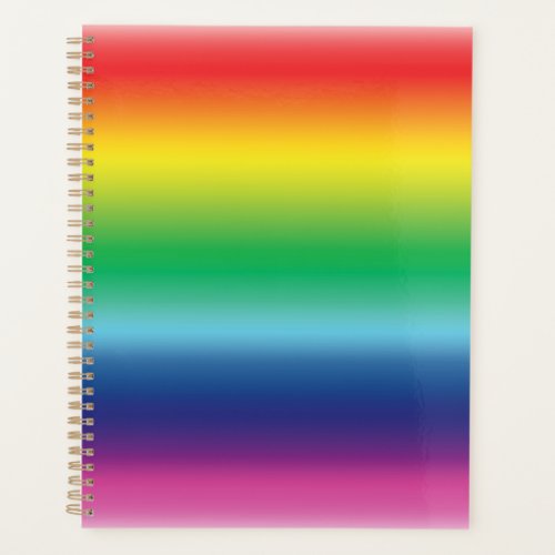 Pride rainbow gay flag colors lgbt modern planner