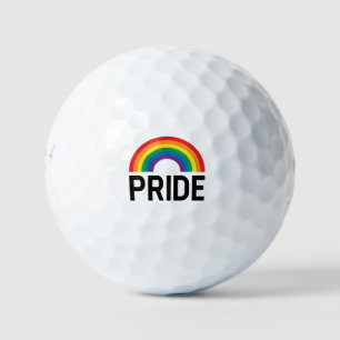 Pride Rainbow Golf Balls