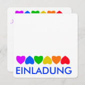 Pride Rainbow Heart Line (Front/Back)