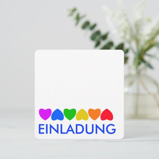 Pride Rainbow Heart Line (Standing Front)