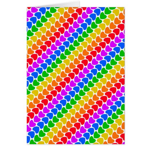 Pride Rainbow Heart Line Cards (Front)