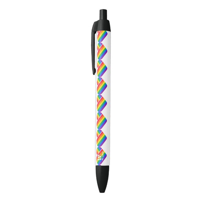 Pride Rainbow Heart  Pen (Top (Vertical))
