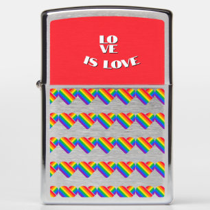 Pride Rainbow Heart Zippo Lighter