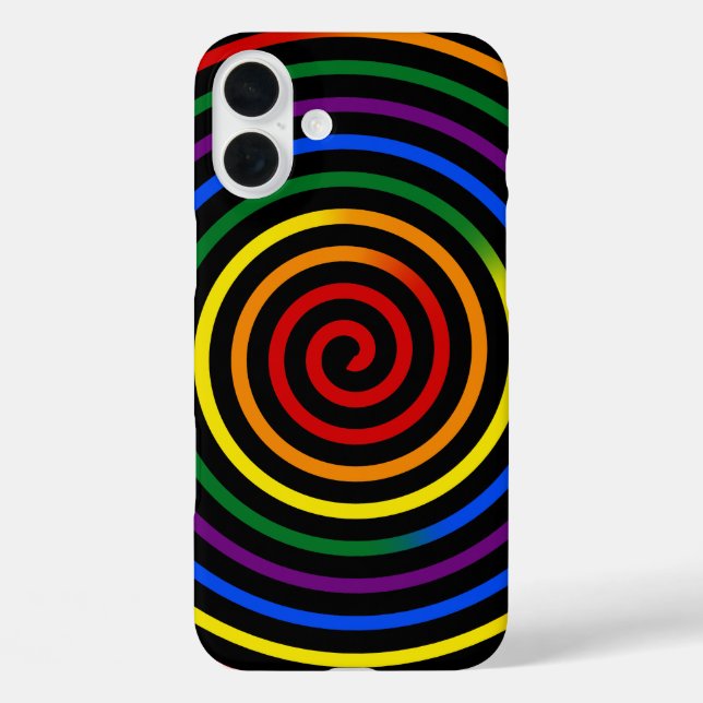 Pride Rainbow Hypnotized Case-Mate iPhone Case (Back)