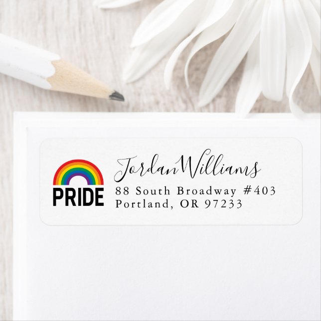 Pride Rainbow Label (Insitu)