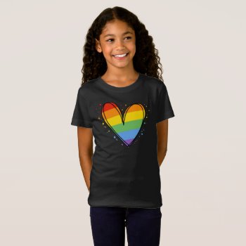 Pride Rainbow Lgbtq T-shirt by splendidsummer at Zazzle