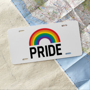 Pride Rainbow License Plate