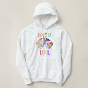 Pride Rainbow Love Hoodie Sweatshirt