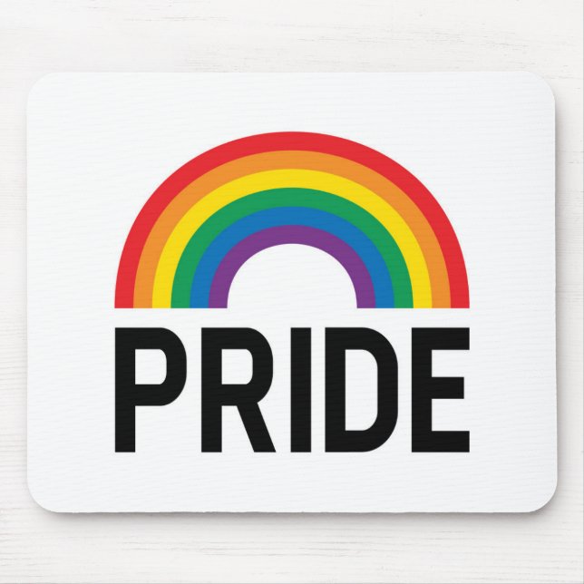 Pride Rainbow Mouse Pad (Front)