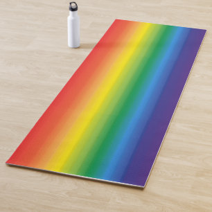 Pride Rainbow Ombre Flag Yoga Mat