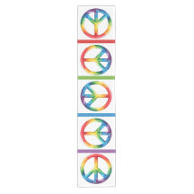 Pride Rainbow Peace Sign