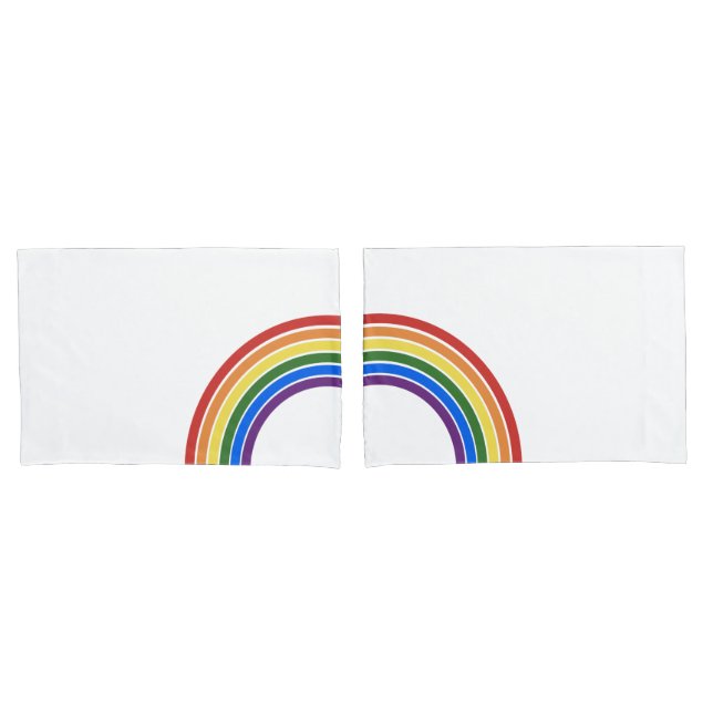 Pride Rainbow Pillow Case (Front-Set)