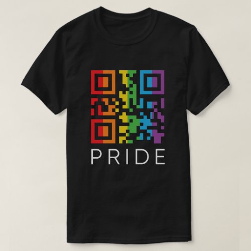 Pride Rainbow QR Code LGBTQIA T_Shirt