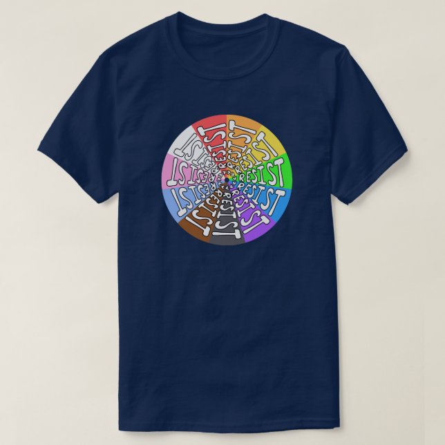 Pride Rainbow Resist T-Shirt (Design Front)