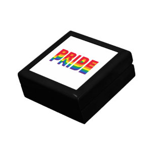 Pride rainbow retro colors lgbt lgbtq gay queer gift box