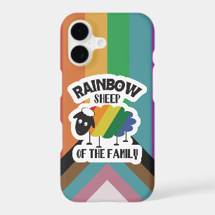 Pride Rainbow Sheep of the Family iPhone 17 Case