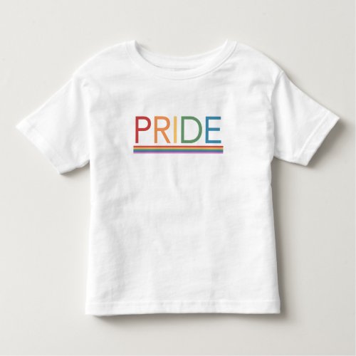 PRIDE Rainbow Toddler T_shirt