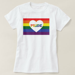 Pride Rainbow with heart T-Shirt