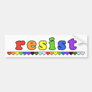 Pride Resist Bumper Bumper Sticker