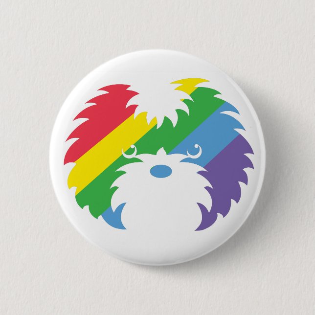 Pride Sammy Round Button, Standard, 2¼ Inch Button (Front)