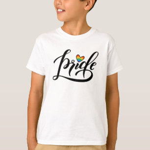 Pride Script Heart T-Shirt