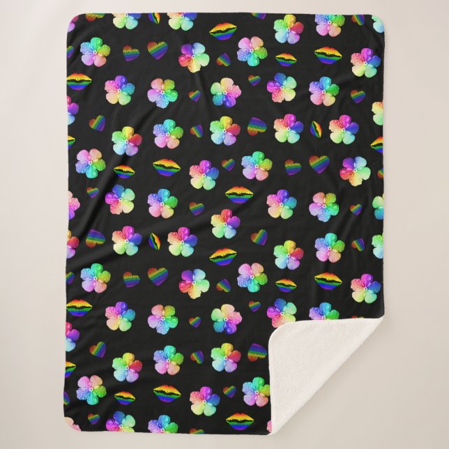 Pride Sherpa Blanket (Front)