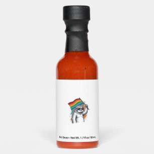 Pride Sloth Vintage Engraving T-Shirt Design_1 Hot Sauces