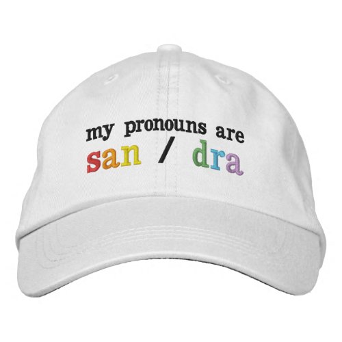 Pride Snapback Hat Embroidered