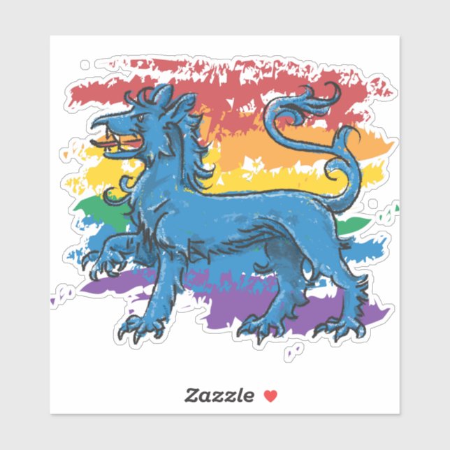 Pride Sparky Sticker (Sheet)