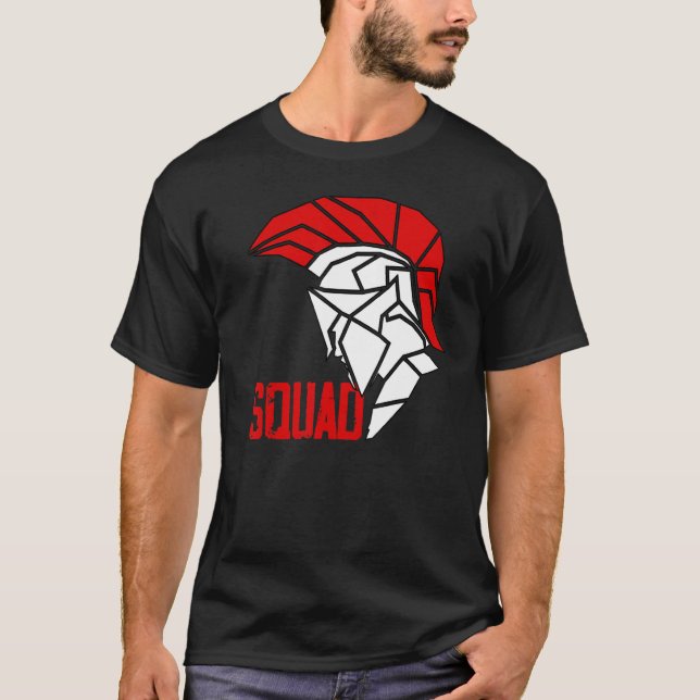 Pride Spartan Helmet Spartan Squad T-Shirt (Front)