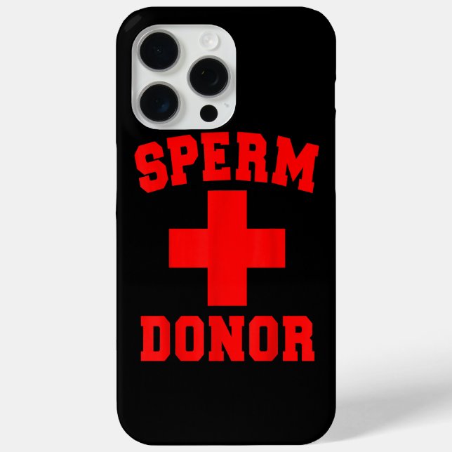 PRIDE SPERM DONOR DISPENSER FUNNY HALLOWEEN COSTUM Case-Mate iPhone CASE (Back)