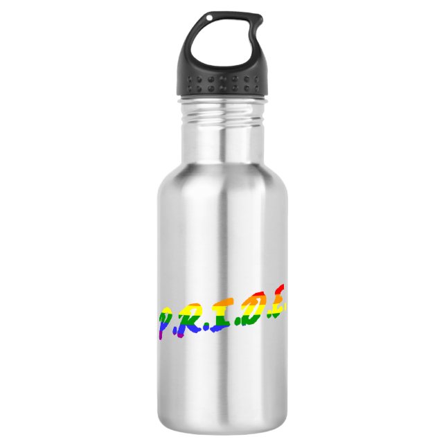 Pride Stainless Steel Water Bottle (Front)
