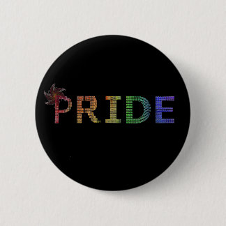 Pride Sticker - Rainbow Text Button