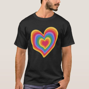 Pride Stuff  with rainbow love  12 T-Shirt