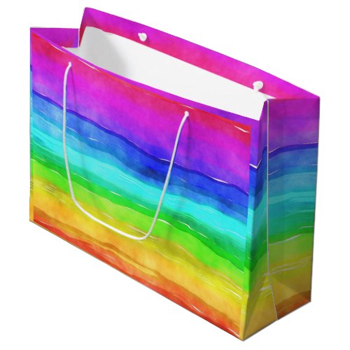 Pride symbol flag giving a discrimination lifesty large gift bag