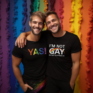 Pride t-shirt, funny pride tee, boyfriend gay tee