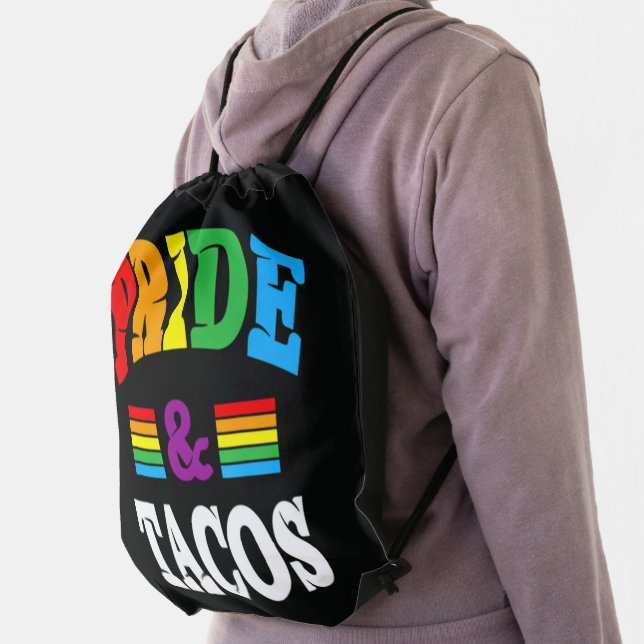 Pride Tacos Lgbt Drawstring Bag (Insitu)