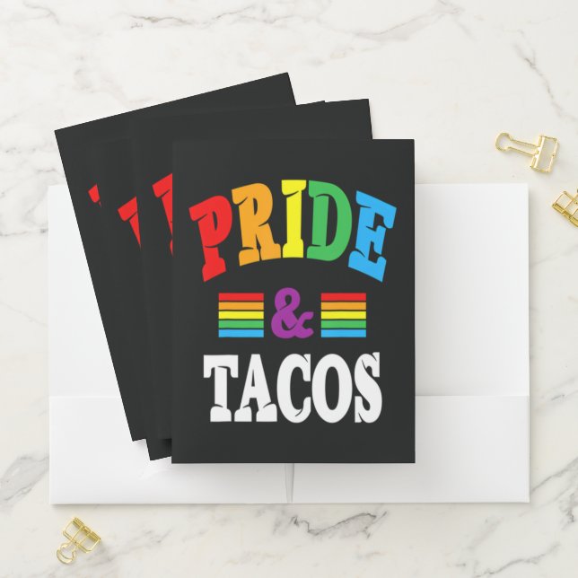 Pride Tacos Lgbt Pocket Folder (In Situ)
