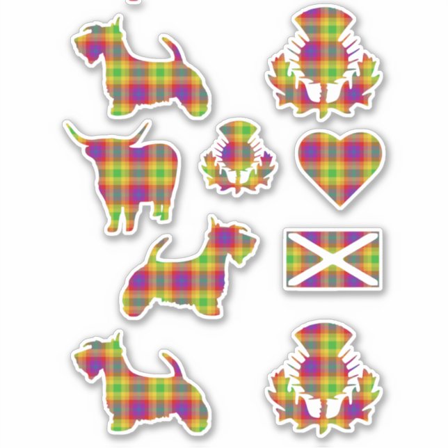 Pride Tartan Sticker (Front)