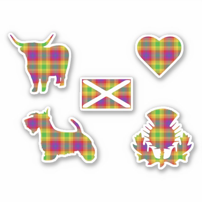 Pride Tartan Sticker (Front)