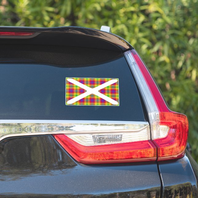 Pride Tartan Sticker (Car Side)