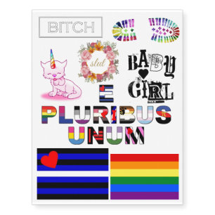 Pride Tattoo Sheet
