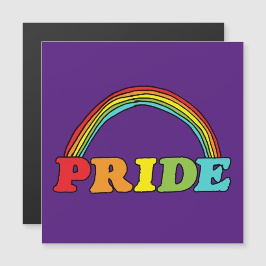 Pride Text and Rainbow (Front/Back)
